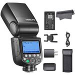 Godox V860III-N TTL Flash for Nikon, 2.4G Wireless Speedlite HSS 1/8000s, 480 Full-Power Flashes,Li-on Battery Speedlight, 0.01-1.5s Recycle Time,10 Levels LED Modeling Light (Upgraded V860II-N)