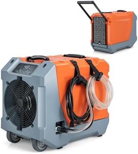 GOPLUS Luftentfeuchter 85 L/Tag, Bautrockner für Lager, Keller/mit Ablaufschlauch, Pumpe, Digitalanzeige & abnehmbarem Filter/Automatische Abschaltung / 24H Timer (Orange, 57x34x47cm-85 L/Tag)