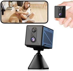 4K Mini Hidden Spy Camera, 5G WiFi Support Nanny Cam with AI Motion Detection, Long Standby, Auto Night Vision, Cloud & TF Card, Real-Time Recording Compact Indoor Wireless Camera for Home Security