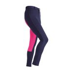 Shires Maids Two Tone Childrens Jodhpurs - Navy/Pink 5-6 Years