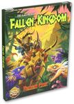 DUNGEON CRAFT Fallen Kingdom Game, Hundreds of Terrain Pieces, Cut Place Play, Build Interactive Maps, Double-Sided & Water-Resistant, Portable 1 Inch Grid Overlay, Works with Wet Dry Erasers