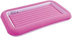 Trendi Kids Airbed with Bumper/Junior Airbed with Bumper/Inflatable bed with Airlock/Kids Camping Bed/Electric Air Pump/Pink and Blue (Kids Air Bed - Pink)