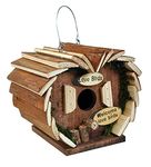 Albert Austin Wooden Box Bird Hotel, Birdhouse Nesting Bird Feeders Stations, Bird Feeding Station, Best Gardening Gifts, Garden Ornaments Outdoor