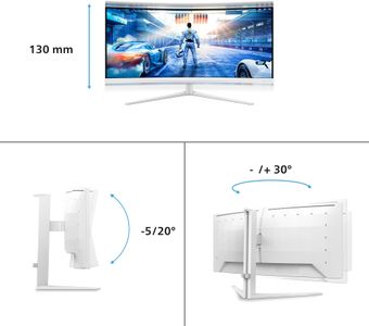 Philips Evnia 34" Curved Gaming Monitor – UltraWide QHD Display