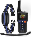 Peture Bark Collar with Remote, 3300Ft Automatic Dog Training Collar with Beep, Vibration, Static & Auto Bark Mode, IPX7 Waterproof Bark and Training Collar Combo for 7-120lbs Small Medium Large Dogs