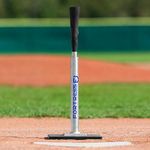 Fortress Telescopic Pro Baseball Batting Tee (Stainless Steel/Rubber) – The Best Baseball Training Aid for Big League Hitters [Net World Sports]