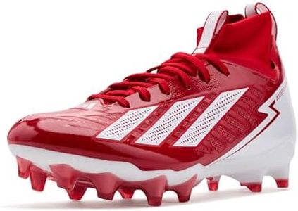 adidas Unisex Adizero Impact II American Football Cleats Team Power Red/White/Team Power Red Mens 10.5 Womens 11.5 Medium