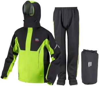 KEMIMOTO Motorcycle Rain Suits for Men with Dual Breathable System