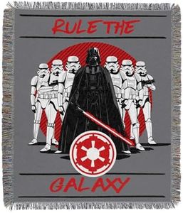 Northwest Star Wars Woven Tapestry Throw Blanket, 48" x 60", Rule The Galaxy