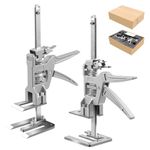 MaxAwe 2Pcs Labor Saving Arm with 2 Descent Speeds, 31cm Handheld Jack Tool, 200kg Plasterboard Lifter, Portable Tile Height Adjuster, Lifting Device for Installing Cabinets, Doors, Windows, Furniture