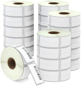 BETCKEY - 20 Rouleaux 99017 Étiquettes Auto Adhésives Compatible avec DYMO S0722460, 12mm x 50mm, 4400 Étiquettes Pour Dossier Suspendu Pour DYMO LabelWriter 450 et 4XL