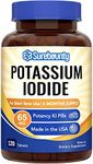 Surebounty Potassium Iodide 65MG, 4 Months Supply, 120 Tablets, YODO Naciente, Ki Tablets, Made in USA, Thyroid Support, KI Potassium Iodide Dietary Supplement