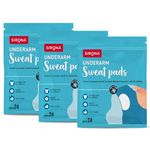 Sirona Disposable Underarm Sweat Pads for Men and Women - 24 Pads (Pack of 3) | Peel-off | Stain proof | Anti Perspiration