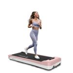Cockatoo Smartpad 3.0 (3HP Peak) Walking Pad for Home,Remote Control 120 Kg Max User Weight Treadmill, Walkpad with Manual Adjustable 2 Incline Levels and 1-8 Km/Hr Speed Range, White and Pink
