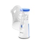 Portable Ultrasonic Mesh Nebulizer Machine Cool Mist Inhaler for Children and Adults (White)