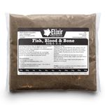 Elixir Gardens Fish, Blood & Bone Meal | Organic Fertiliser | 10kg Bag | Treats over 140sqm