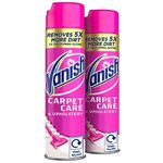 Vanish Oxi Action Upholstery & Carpet Cleaner, Stain Remover Foam for Large Area Cleaning, 600ml | Spring Flowers Fragrance | Cleans and Freshens your Carpet | Pack of 2