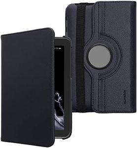 kwmobile Carcasa Compatible con Samsung Galaxy Tab 2 7.0 P3110 / P3100 - Funda de Cuero sintético para Tablet en Azul Oscuro