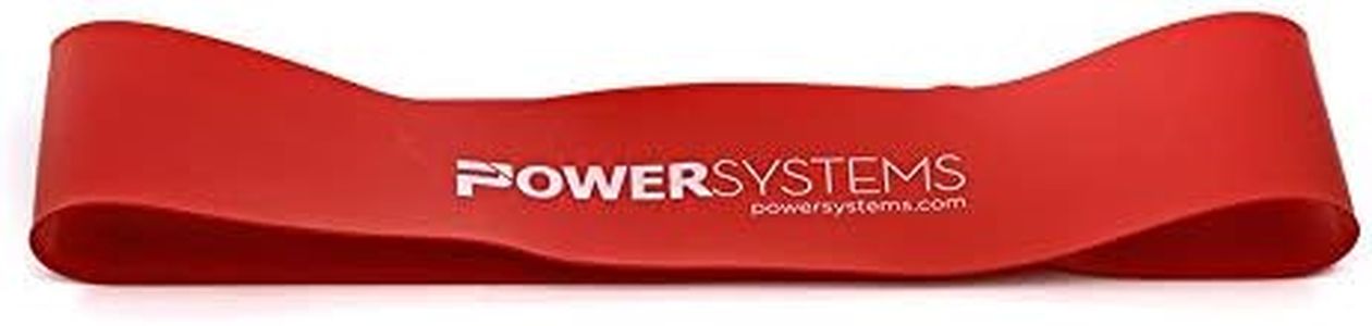 Power Systems Mini Versa-Loop Resistance Band, Medium Resistance, 9 Inches, Red (84923)