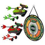 Zing Air Storm Wrist Bow Pack - Includes 2 Wrist Bows, 6 Arrows and 1 Target, Launches up to 45 Feet, Safe for Indoor Play