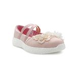 KazarMax Girl's Butterfly Ballet Flat Ballerina (Peach, 12 UK)