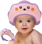 Baby Shower Cap, Baby Shower Cap Shield, Shower Cap for Kids, Visor Hat for Eye and Ear Protection for 0-9 Years Old Children, Cute Sea Lion shape Makes the Baby Bath More Fun (pink)