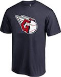 Outerstuff MLB Boys Youth 8-20 Team Classic Ball Park Primary Logo Performance T-Shirt (Boys Size 18-20, Regular, Cleveland Guardians), Cleveland Guardians