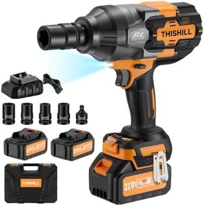 This Hill 3/4" Cordless Impact Wrench 1328 ft-lb, 21V Brushless lmpact Gun