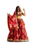 Zeel Clothing Maroon Floral Organza Semi-Stitched Lehenga Choli for Women (7064-Wedding-New-Bridal-Heavy-Lehenga_Free Size; Maroon)