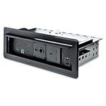 StarTech.com Conference Room Docking Station with Power/Charging; Table Connectivity Box, Universal USB-C Laptop Dock, 60W PD, 4K HDMI, USB Hub, Audio, 1x AC Outlet, 2xUSB Charge Ports (KITBXDOCKPUK)