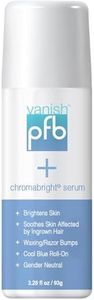 PFB Vanish Razor Bump Stopper Skin Care Treatment with Chromabright Dark Spot Remover, Roll On Formula Treats Ingrown Hairs and Razor Burns - 93g