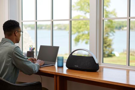 Harman Kardon Go + Play 3 Portable Bluetooth Speaker – Black