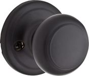 Weiser Troy Matte Black Door Knob, Non-turning Interior Door Handles/Dummy Knobs for Wardrobe, Closet Door & French Doors, Cabinet Handle/Cupboard Handles, Traditional Home Décor