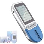 Cholesterol Test Meter Kit, 5-in-1 Lipid Analyzer with 25 Test Strips, 500 Memory Values for Home Use
