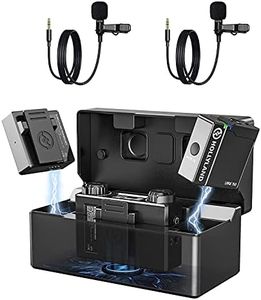 Hollyland Lark 150 Micro Cravate sans Fil Professionnel Délai de 5 ms, 3.5mm Jack, 4 Modes, 100m Portée, 18H Utilisation, Externe Filaire, pour DSLR Caméra, Caméscope, Smartphone, PC (Noir Duo)