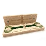 Smedioks Premium Soft Plastiс Mold Lure Making Injection Molds Fishing Lures 2 Cavity Baby Rage Craw Bait 3"