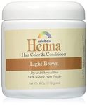 RAINBOW RESEARCH HENNA,PERSIAN LIGHT BROWN, 4 OZ Pack of 2