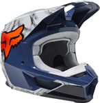 Fox Racing V1 Core Motocross Helmet, KARRERA Dark Indigo, X-Large