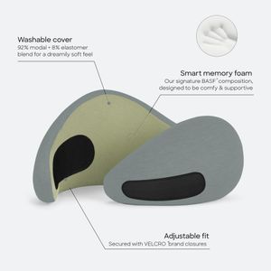 Ostrichpillow Go Travel Neck Pillow – Ergonomic Memory Foam Support