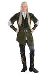 Lord of The Rings Adult Legolas Costume for Men, Caped Medieval Warrior Halloween Outfit, LOTR Character Cosplay Large Green