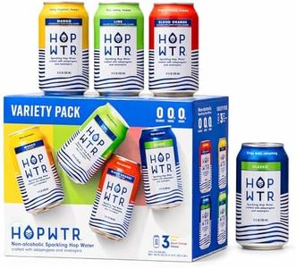 HOP WTR - Sparkling Hop Water - Variety Pack (12 Pack) - NA Beer, No Calories or Sugar, Low Carb, With Adaptogens and Nootropics for Added Benefits (12 oz Cans)