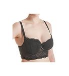 Freya womens Fancies Underwire Longline Bra, Black, 34H