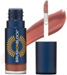 Brush On Block Sun Shine Protective Lip Oil SPF 30, Mineral Protection from UVA/UVB & Blue Light, Hydrating, Cruelty-Free, Gluten-Free, & Vegan, Fig