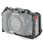 TILTA Camera Full Cage for BMPCC 6K Pro with NATO Rail Cold Shoe Mount for Blackmagic Pocket Cinema Camera 6K TA-T11-FCC-B