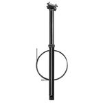 Crankbrothers Unisex's Highline 3 Dropper-200mm Seatpost, Black, 31.6x200mm Travel