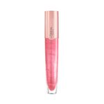 L'Oreal Paris Paradise Glow Balm-in-Gloss – Plumping Lip Gloss with Hyaluronic Acid & Collagen, Lightweight, non-sticky with intense hydration – Non-Sticky, Nourishing Formula, 406 Amplify