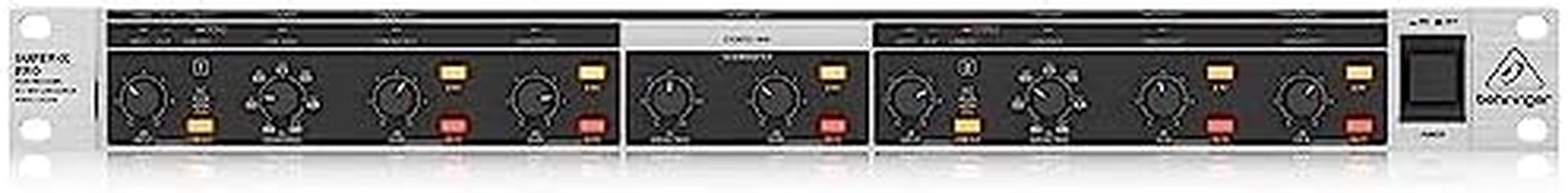 Behringer SUPER-X PRO CX2310 Professional High-Precision Stereo 2-Way/Mono 3-Way Crossover with Subwoofer Output