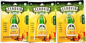 CEROVIA Stevia Liquid drops, Natural Stevia Leaves Extract | Pure Stevia Liquid | Sugar free Stevia Sweetener of 15 ML* 3 (45 ml-900 Servings)