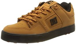 DC Shoes Men's Pure Winter Sneaker, Wheat, 8 UK