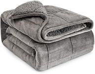 Anjee Sherpa Weighted Throw Blanket